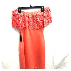 Maxsport off shoulder cocktail dress